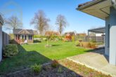 Blick in den Garten - Neuwertige Stadtvilla in Tiddische – Meine Immobilie = Mein Makler!