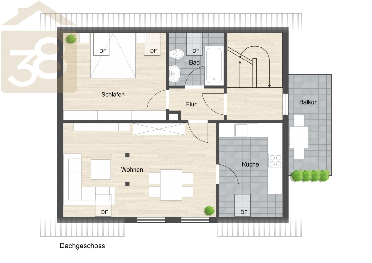 Grundriss DG