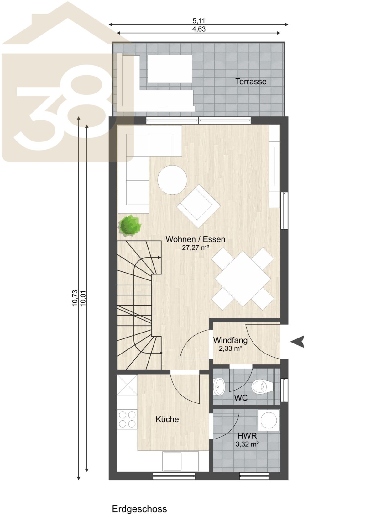 Grundriss EG