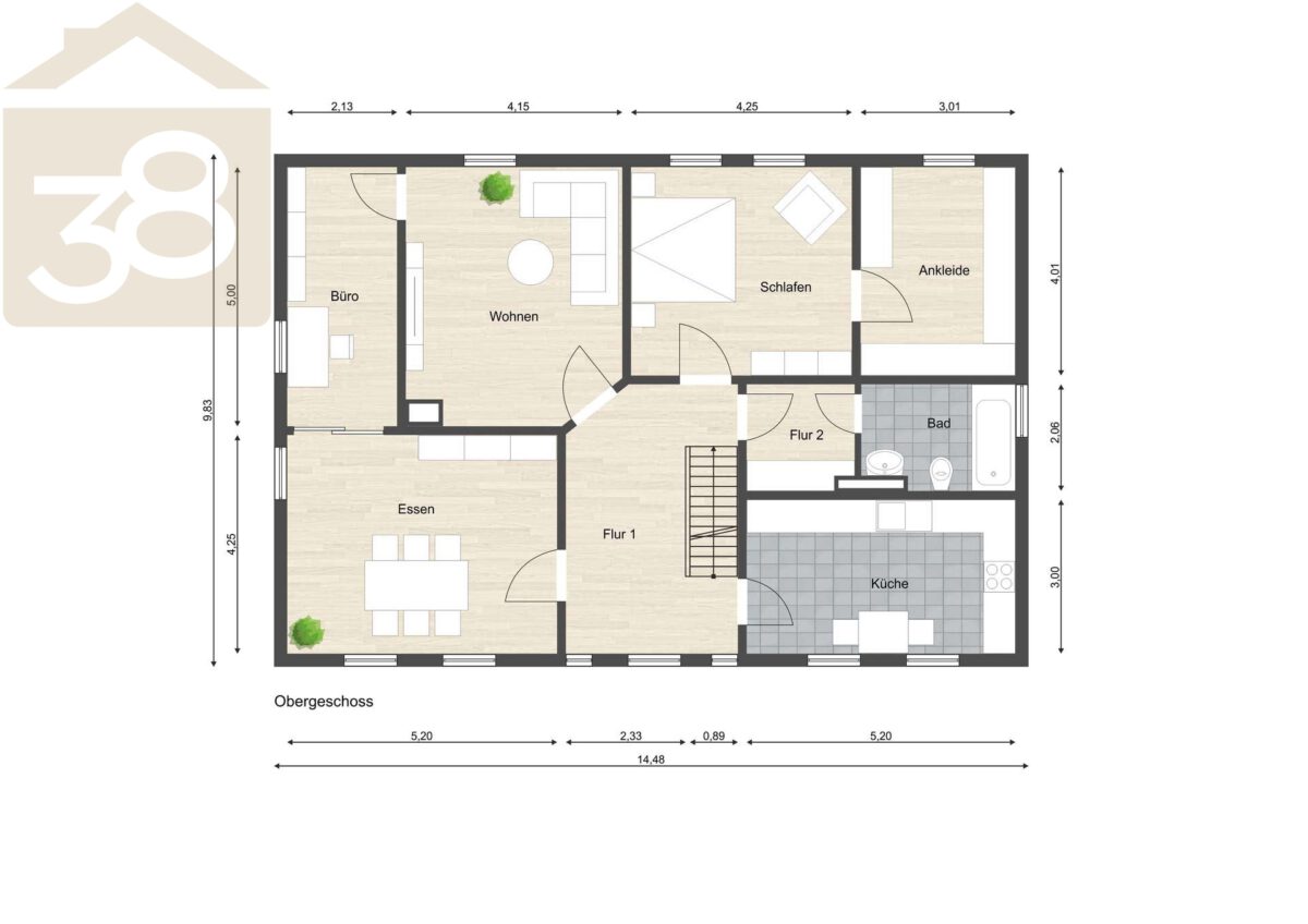 Grundriss 1. OG