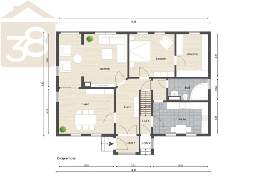 Grundriss EG