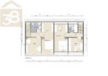 Grundriss DG - Zwei Reihenmittelhäuser mit 260 m² Wohnfläche & Garten! Mein Haus = Mein Partner!