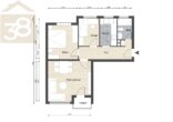 Grundriss - 3-Zimmerwohnung im 1. Obergeschoss am Rabenberg! Meine Wohnung = Mein Partner!