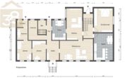 Grundriss Erdgeschoss - Mehrfamilienhaus mit 3 Wohneinheiten und Pool in Lüdelsen! Mein Haus = Mein Makler!