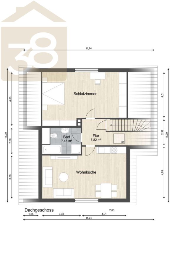 Grundriss DG