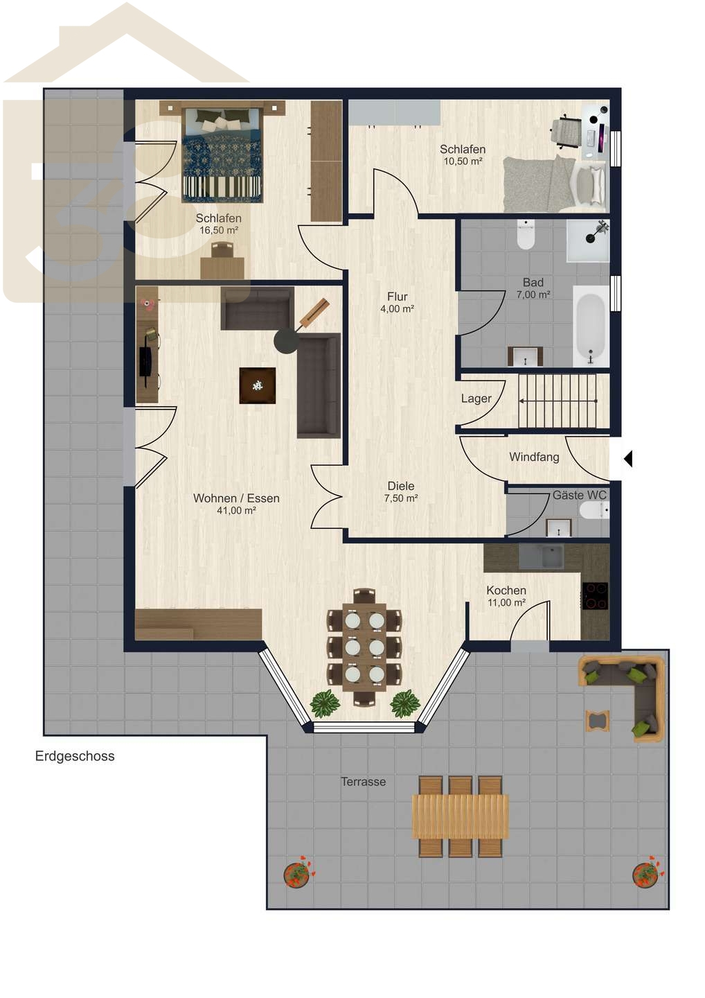 Grundriss EG