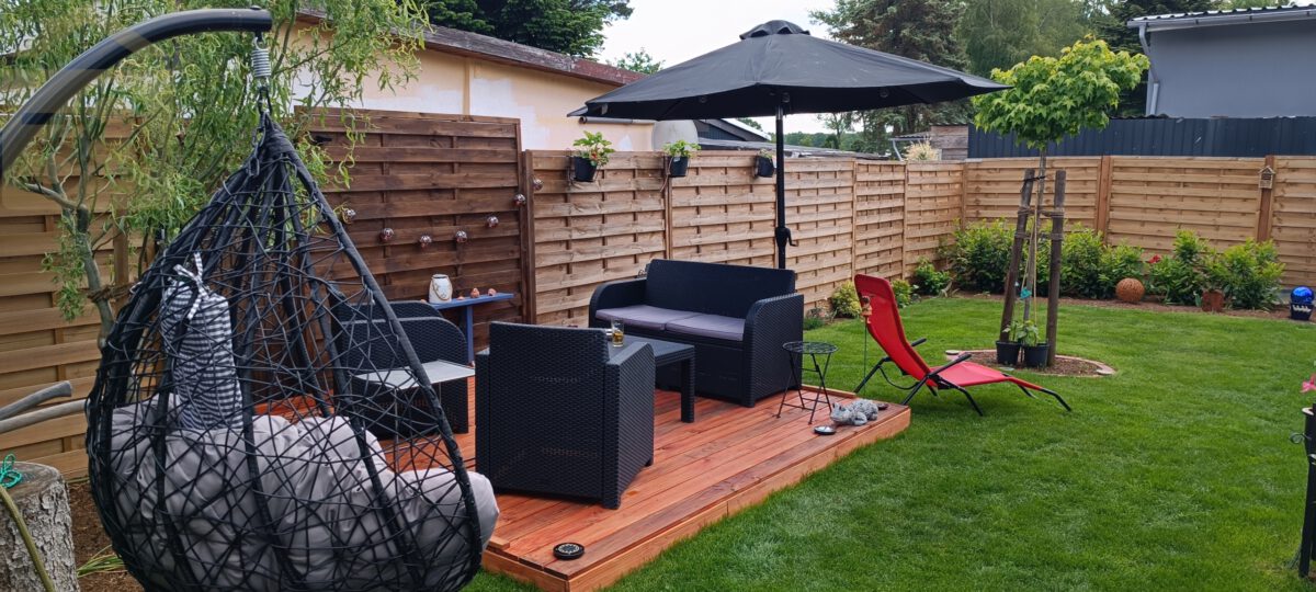 Duglasien Terrasse