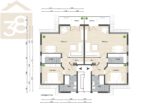 Grundriss beide Wohnungen - Gepflegte 3-Zimmerwohnung im Dachgeschoss mit Garten! Meine Wohnung! = Mein Partner!