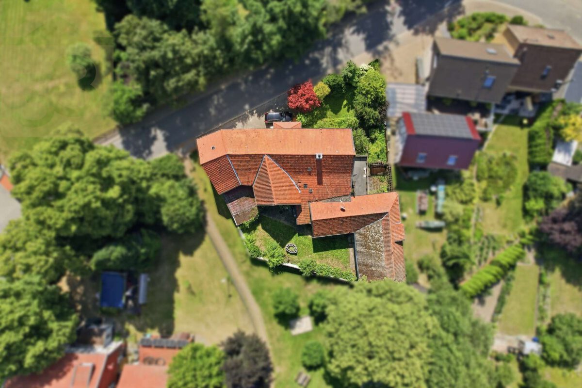 Hausansicht oben