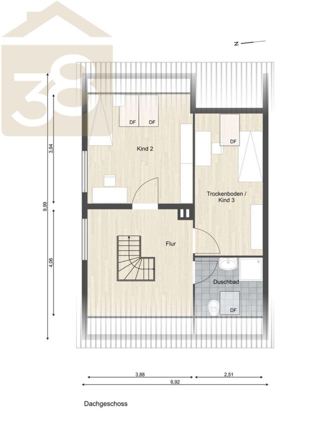 Grundriss DG