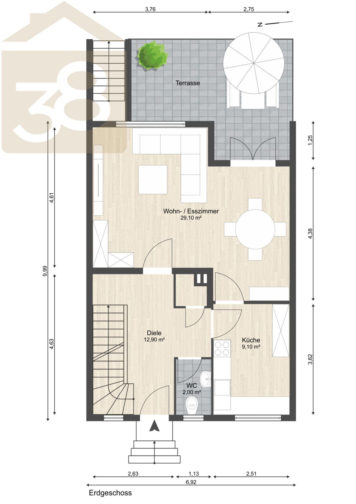 Grundriss EG