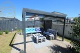 Terrassenbereich Überdacht - Neuwertiges Einfamilienhaus – KfW 55 – in Königslutter zur Miete! Mein Haus = Mein Makler!