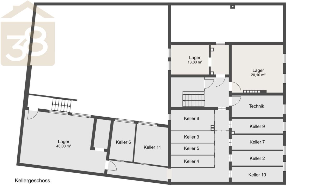 Grundriss Kellergeschoss
