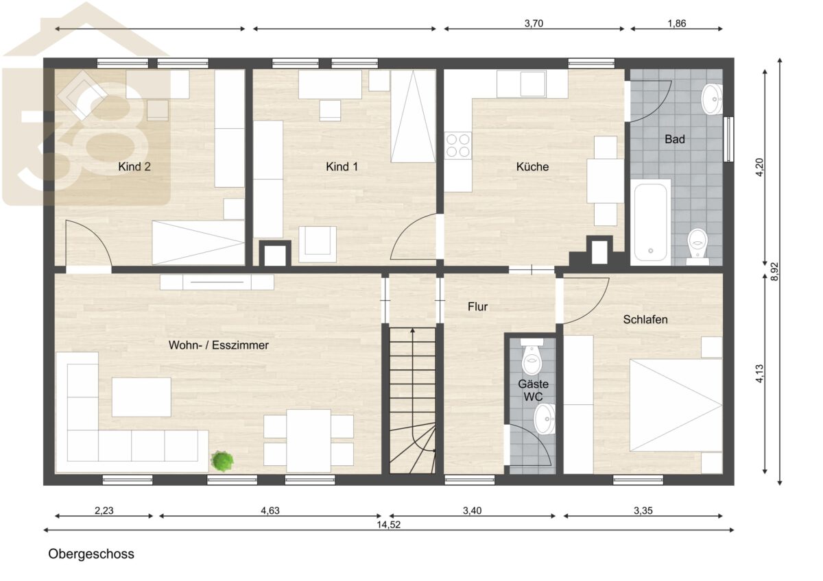 Grundriss OG