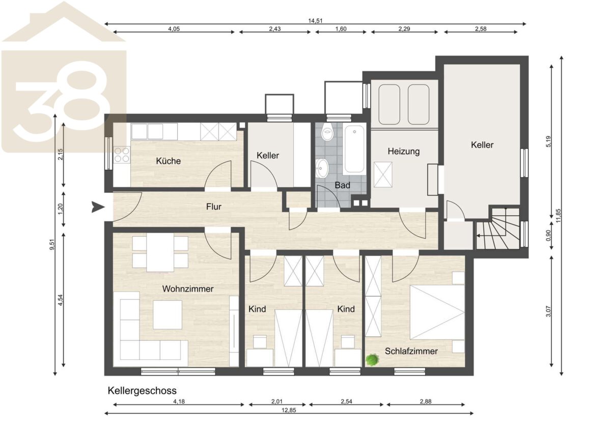 Grundriss KG
