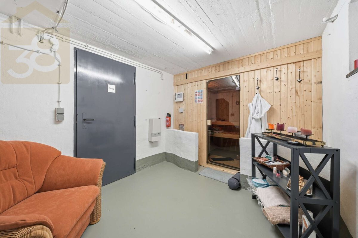 Zugang Sauna