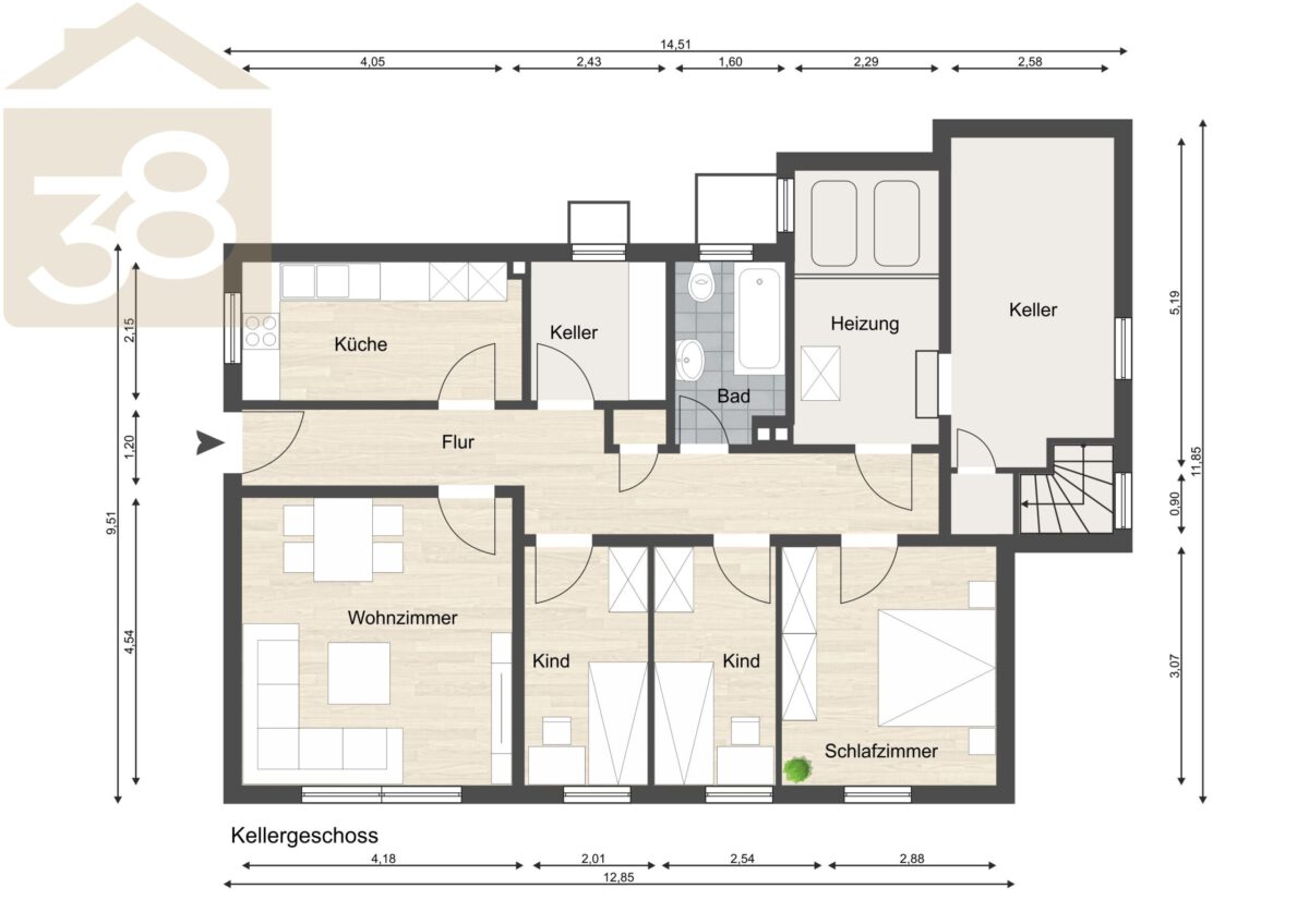 Grundriss KG