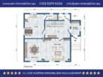 Grundriss EG - Einfamilienhaus mit Doppelgarage und Eigentumsgrundstück! Mein Haus = Mein Makler!