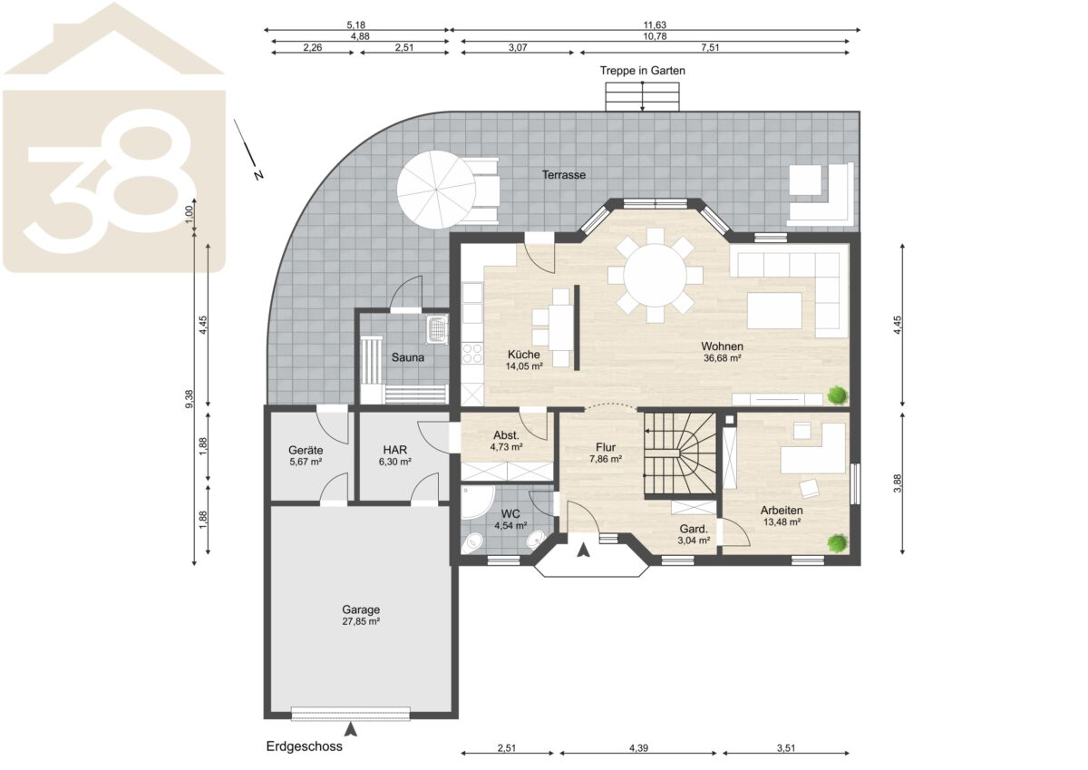 Grundriss EG