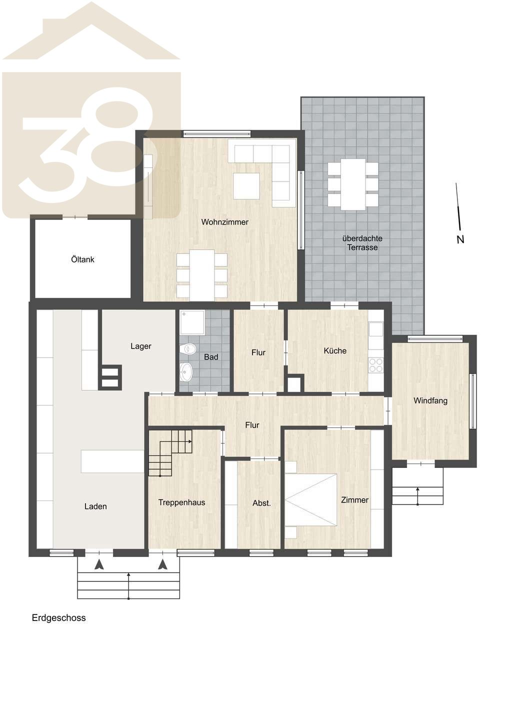 Grundriss Erdgeschoss