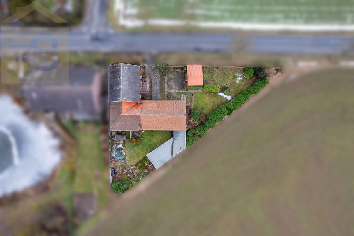 Hausansicht oben