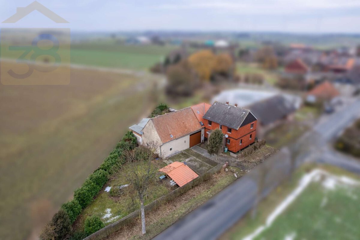 Hausansicht oben