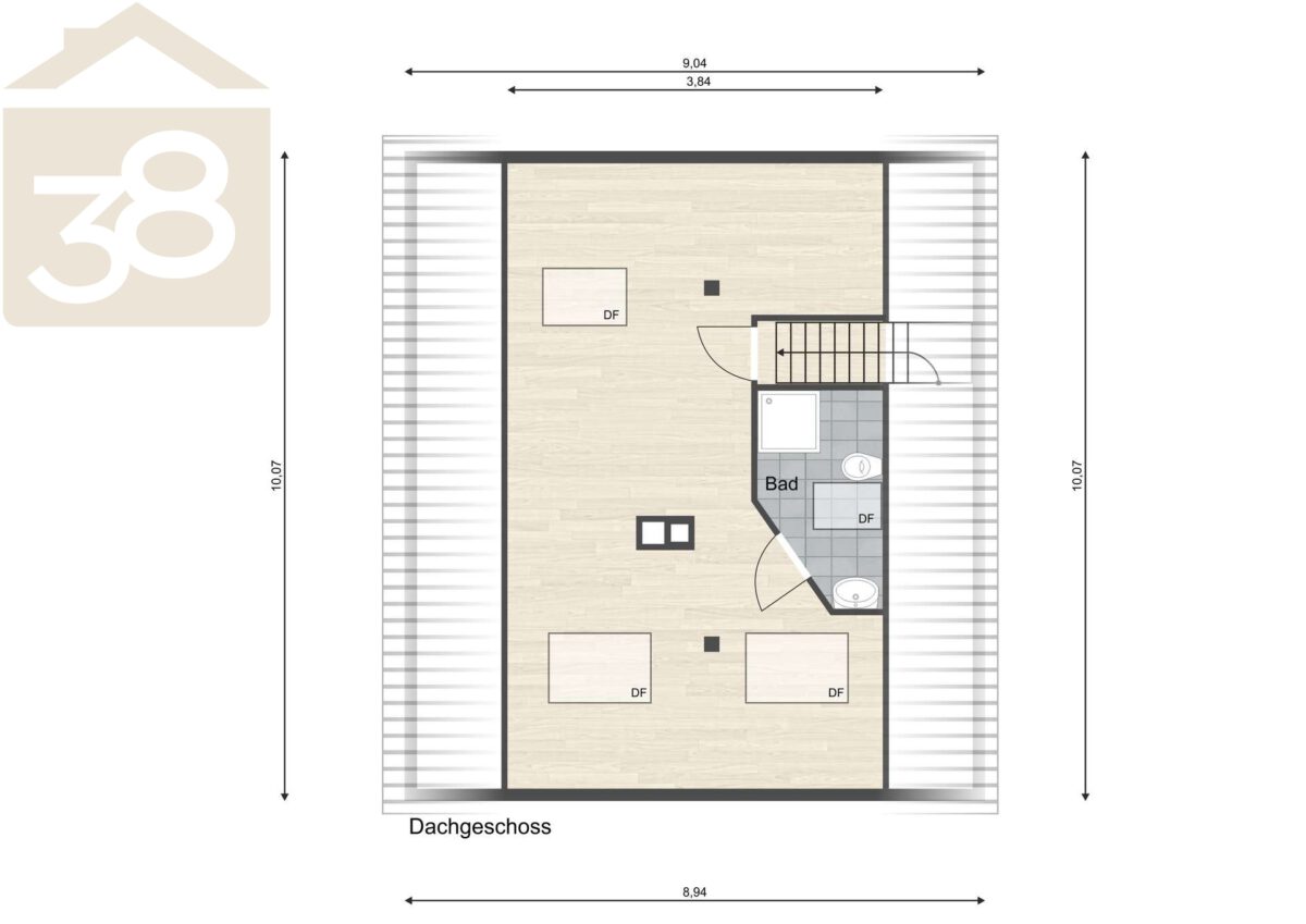 Grundriss DG