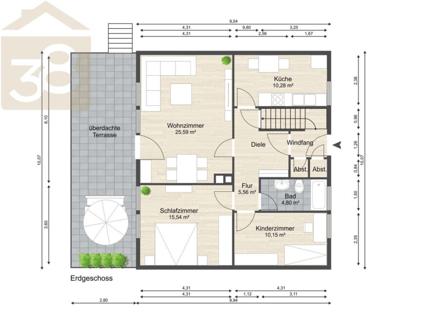Grundriss EG