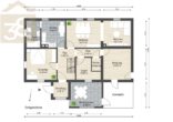 Grundriss EG - Ein/Zweifamilienhaus mit 2 Wohneinheiten und Garage in Braunschweig-Lamme! Mein Haus = Mein Partner!