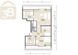 Grundriss 4 Zimmer - Vier Wohnungen im Paket in einem 15 Parteien Haus in Gifhorn! Meine Immobilie = Mein Partner!