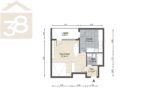 Grundriss 1 Zimmer Balkon - Vier Wohnungen im Paket in einem 15 Parteien Haus in Gifhorn! Meine Immobilie = Mein Partner!