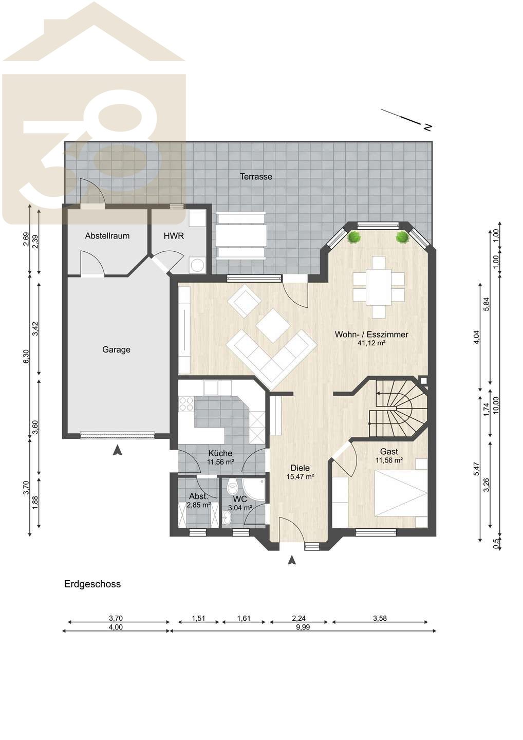 Grundriss EG
